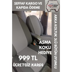 EKONOMİK KOLTUK KILIFI GRİ RENK