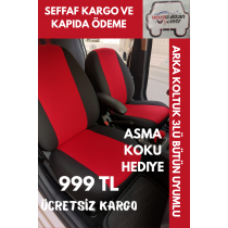 EKONOMİK KOLTUK KILIFI KIRMIZI RENK