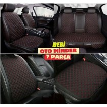 7 PARÇA DERİ CEPLİ OTO MİNDER